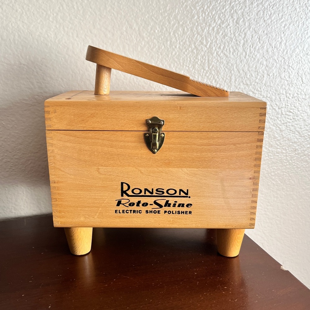 Ronson Roto-Shine Electric Shoe Polisher - Box Only - Vintage
